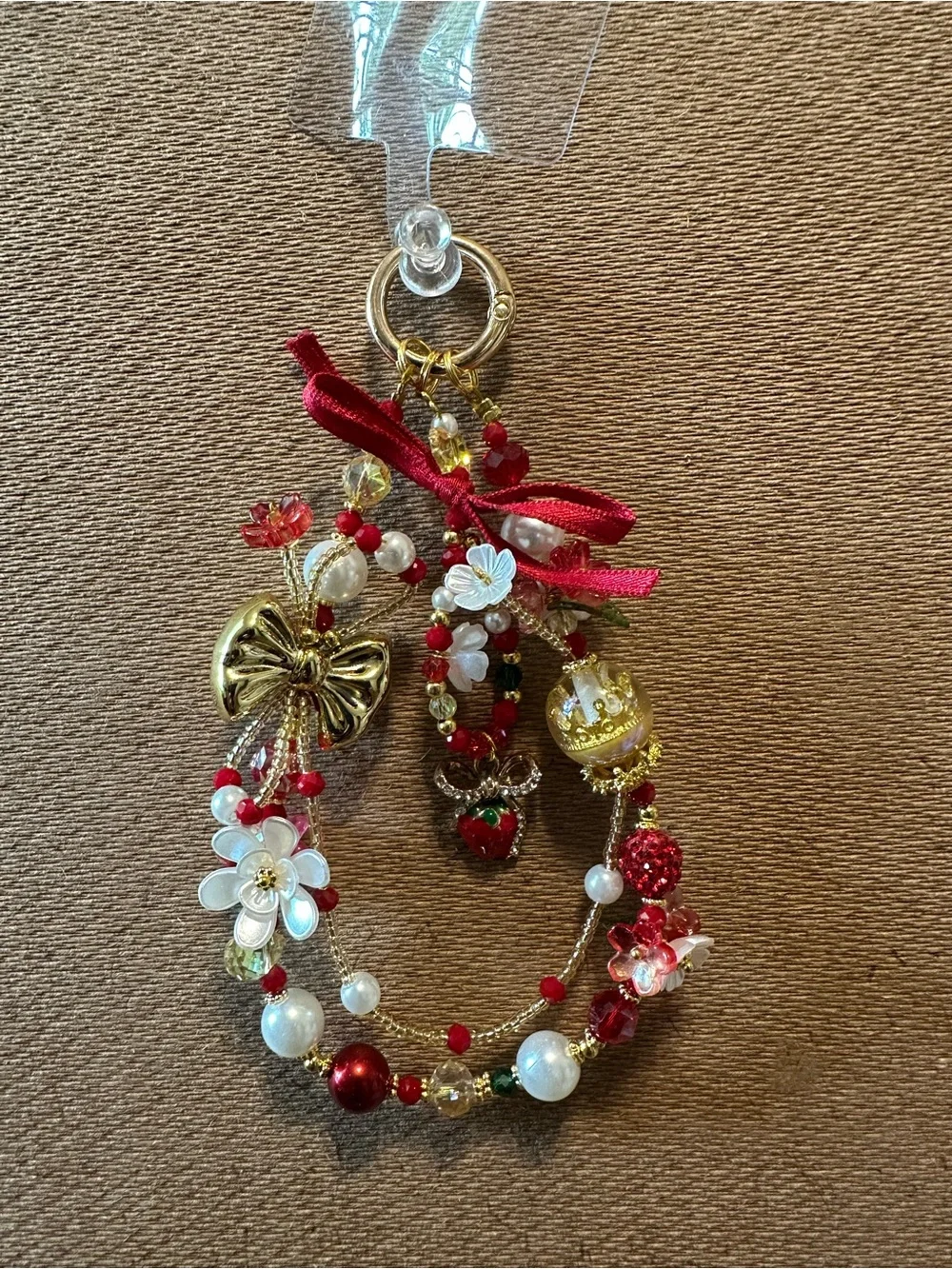 Assorted Beaded Bag/Phone Charms